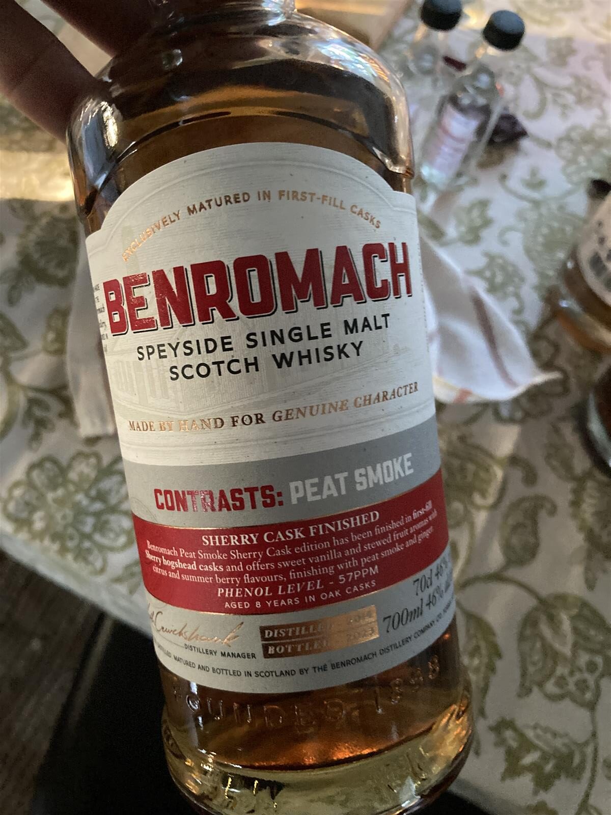 Benromach Peat Smoke Sherry Cask Finished (2014) 46%