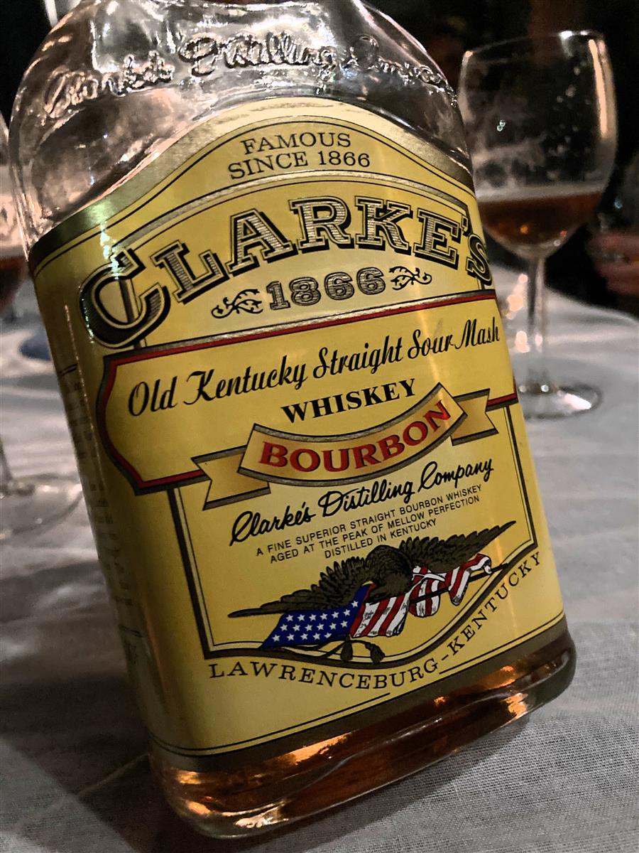 Clarke`s Bourbon Whiskey Old Kentucky Straight Sour Mash 40%